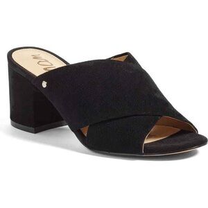 Sam Edelman Suede Criss Cross Block Stanley Heel